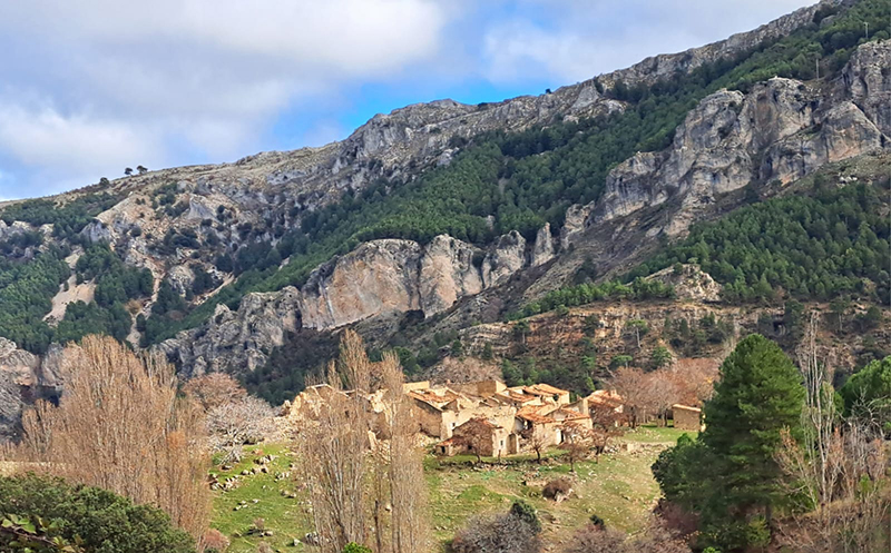 Aldea tradicional en la Sierra de Segura